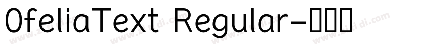 0feliaText Regular字体转换